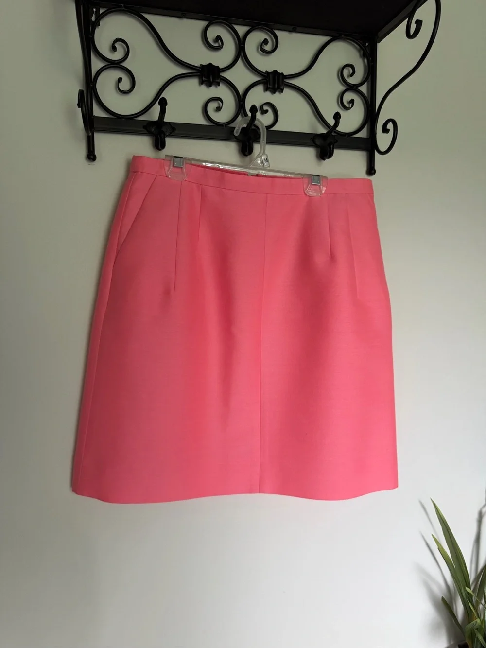 J. Crew Coral Salmom pink Mini Skirt NWOT